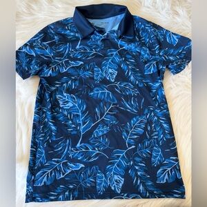 Under Armour Dark Blue and Light Blue Polo